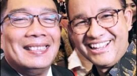 Ridwan Kamil dan Anies Baswedan, dua tokoh politik yang digadang-gadang akan maju di Pilgub DKI Jakarta tahun 2024. (Instagram / @ridwankamil)