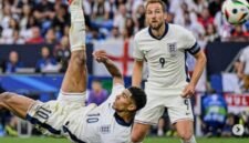 Inggris melaju dramatis ke perempat final Euro 2024 usai kalahkan Slovakia! Gol Bellingham dan Kane jadi penentu kemenangan. | Instagram/@euro2024