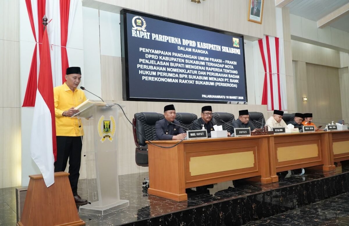 DPRD Sukabumi bahas perubahan status BPR Sukabumi menjadi PT Bank Perekonomian Rakyat Sukabumi (Perseroda). | Humas DPRD