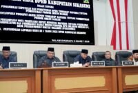 DPRD Sukabumi bahas regulasi daerah, transformasi BPR, dan laporan reses dalam Rapat Paripurna ke-6 Tahun Sidang 2025. | Humas DPRD