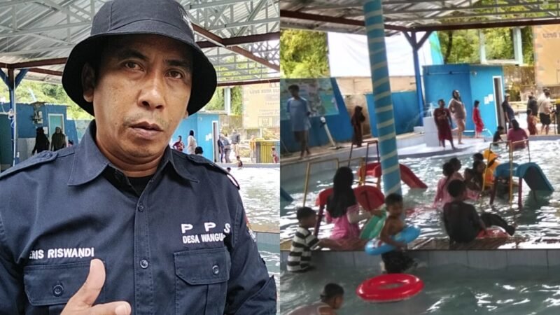 Kolam rendam air panas Desa Wangunsari resmi dibuka, jadi destinasi wisata murah dan nyaman.