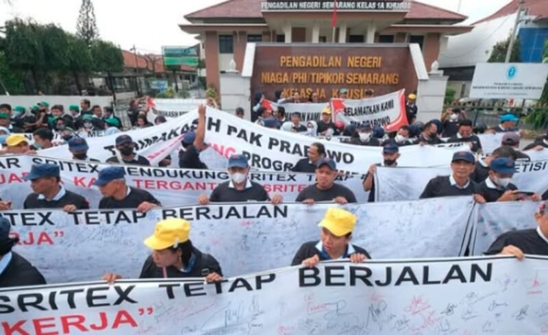 Mantan pekerja Sritex masih menanti kepastian pencairan THR yang belum dibayarkan pasca PHK massal. | instagram.com/sritexindonesia