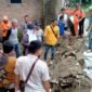Tanggul Sungai Cangehgar jebol, BPBD dan DPRD Sukabumi turun tangan cepat. | Istimewa