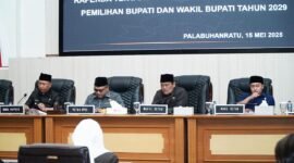 DPRD Sukabumi bahas Raperda dana cadangan Pilbup 2029 senilai Rp120 miliar dalam rapat paripurna ke-15 tahun 2025. | Humas DPRD