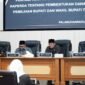 DPRD Sukabumi bahas Raperda dana cadangan Pilbup 2029 senilai Rp120 miliar dalam rapat paripurna ke-15 tahun 2025. | Humas DPRD