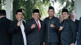 Ketua DPRD Sukabumi bacakan teks Pancasila, tegaskan makna kebhinekaan dalam peringatan Hari Lahir Pancasila 2025.