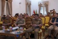 Sekda Sukabumi hadiri rakor virtual bahas program Koperasi Merah Putih tingkat nasional. | Fb/Pemerintah Kabupaten Sukabumi 
