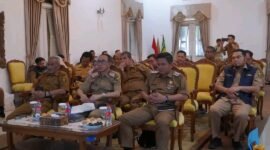 Sekda Sukabumi hadiri rakor virtual bahas program Koperasi Merah Putih tingkat nasional. | Fb/Pemerintah Kabupaten Sukabumi 
