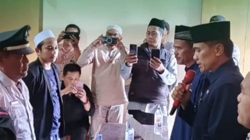 Pj Kades Tanjungsari resmi dilantik sesuai aturan. | Ist

