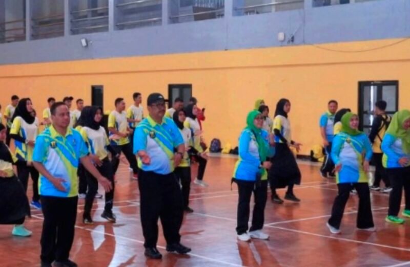 Disbudpora jadikan Senam Waringkas budaya sehat di sekolah. | Ist