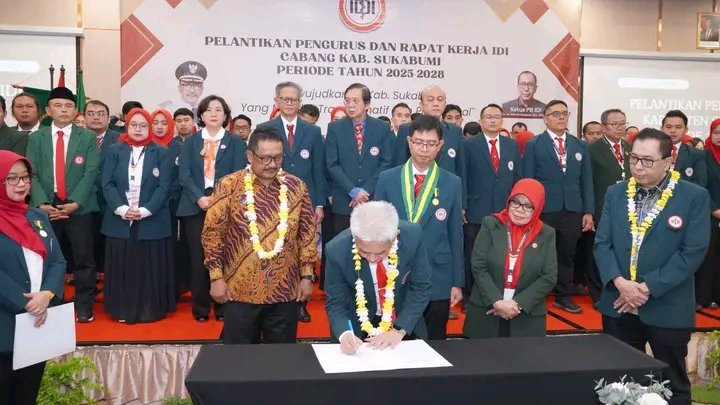 Bupati Sukabumi ajak IDI berkolaborasi tingkatkan kesehatan warga. | Fb/Pemerintah Kabupaten Sukabumi