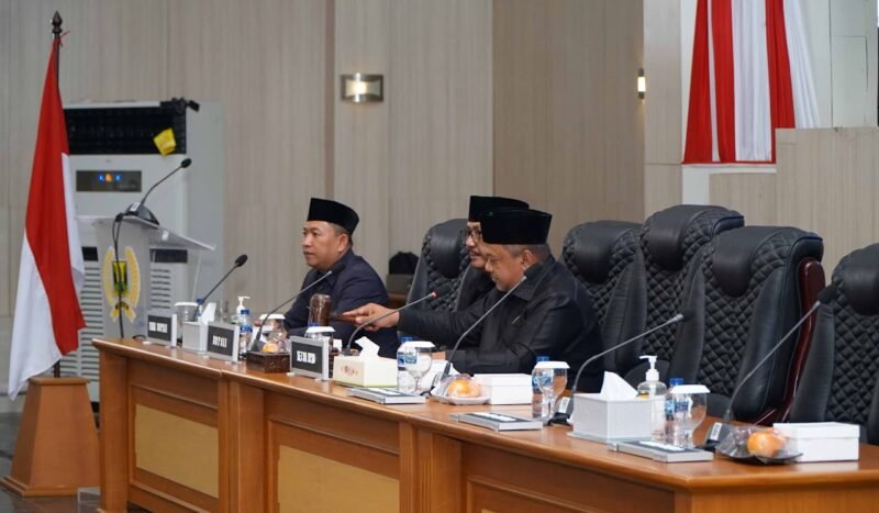 Rapat Paripurna DPRD Sukabumi bahas pertanggungjawaban APBD 2024.