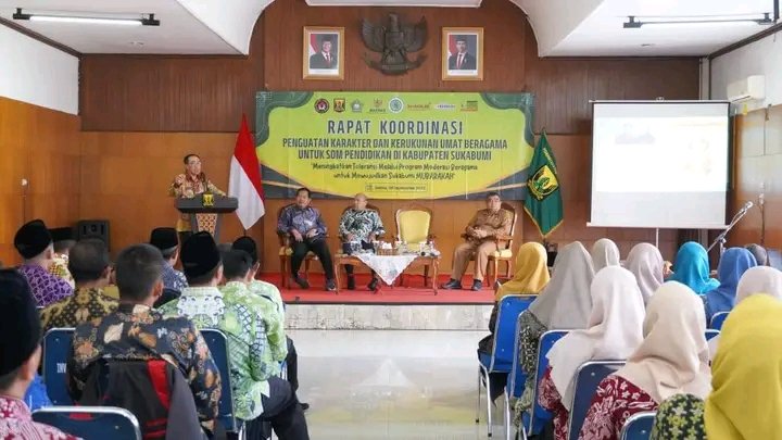 Kemenko PMK puji capaian Indeks Kerukunan Sukabumi. | FB/Pemerintah Kabupaten Sukabumi