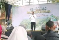 Milad ke-8 Masjid Baiturrahman dirangkaikan peletakan batu pertama Pustu demi penguatan ibadah dan layanan kesehatan masyarakat. | Fb/pemerintah kabupaten Sukabumi 