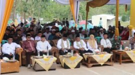 Gedung Serbaguna Bale Binangkit Desa Sagaranten resmi diresmikan untuk mendukung aktivitas dan kebersamaan masyarakat. | Fb/Pemerintah Kabupaten Sukabumi 
