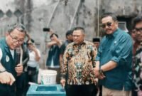Peresmian fasilitas energi terbarukan di Simpenan.