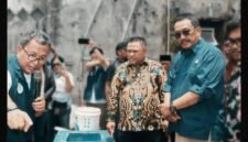 Peresmian fasilitas energi terbarukan di Simpenan.