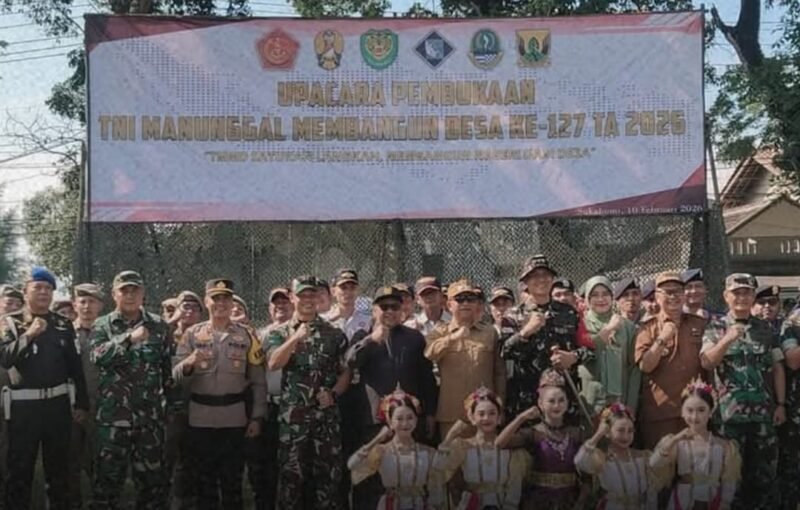 Pembukaan TMMD ke-127 di Cikembar