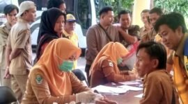 Disperkim Kabupaten Sukabumi menggelar cek kesehatan gratis bagi puluhan pegawai untuk deteksi dini penyakit tidak menular.