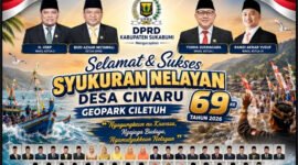 DPRD Kabupaten Sukabumi dukung pelestarian budaya melalui Syukuran Nelayan Desa Ciwaru ke-69.