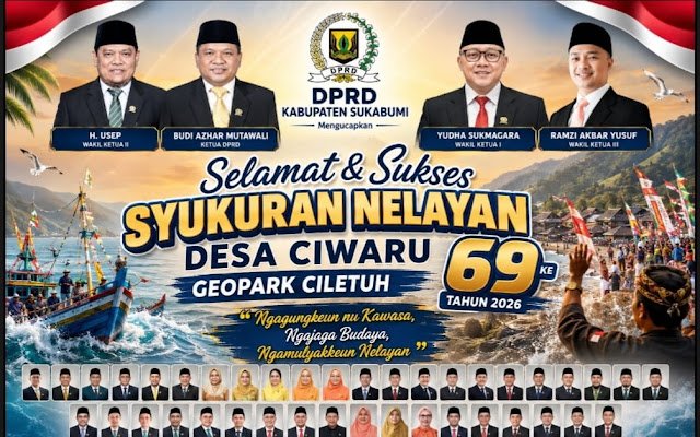 DPRD Kabupaten Sukabumi dukung pelestarian budaya melalui Syukuran Nelayan Desa Ciwaru ke-69.