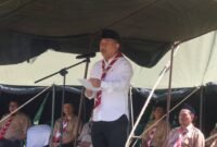 Wabup Sukabumi menegaskan Pramuka berperan penting dalam membentuk generasi muda yang tangguh dan berkarakter. (fb/Pemerintah Kabupaten Sukabumi)
