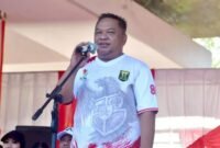 Ratusan warga semarakkan senam bersama KORMI di Palabuhanratu. Ketua DPRD Sukabumi dorong olahraga menjadi gaya hidup. 
