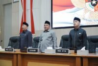 Bupati Sukabumi menyampaikan jawaban atas pandangan tujuh fraksi DPRD terkait Raperda APBD 2027.